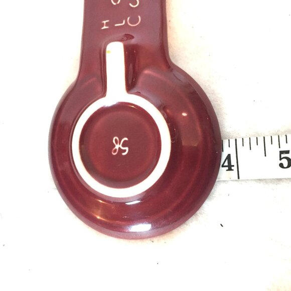 Homer Laughlin Fiesta Ware Red Spoon Rest 8" Fiestaware #58 - Picture 4 of 7